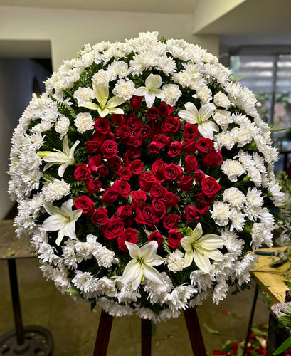 Corona Redonda rosas