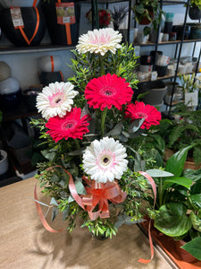 Florero con 6 gerberas