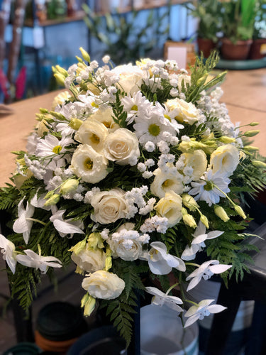 Almohadón con orquidea