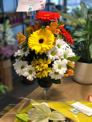 Copa de flores Primavera